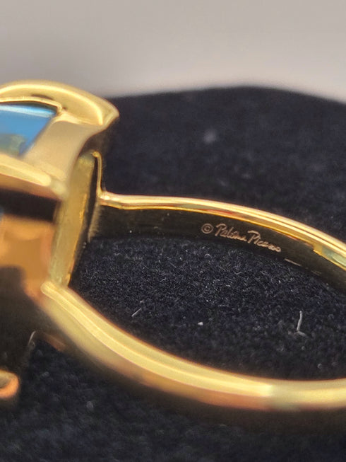Tiffany & Co Ring Paloma Picasso Sugar Stacks Yellow Gold Pre-Owned